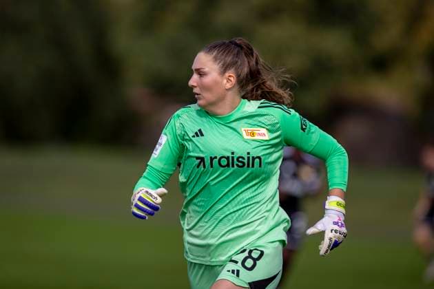 Regionalliga Nordost Frauen: 1. FFV Erfurt vs. 1. FC Union Berlin II; 21.09.2025 Nadine Katja Böhi ( 28; 1. FC Union Berlin II) Regionalliga Nordost Frauen: 1. FFV Erfurt vs. 1. FC Union Berlin II; Sportforum Johannesplatz Erfurt; 21.09.2025 Copyright: xBEAUTIFULxSPORTS Duehringx