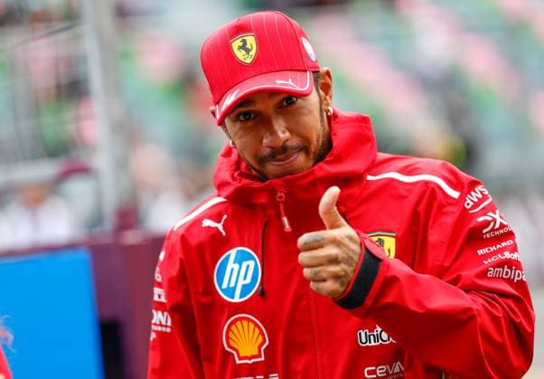 44 Lewis Hamilton (GBR, Scuderia Ferrari HP), F1 Grand Prix of Azerbaijan at Baku City Circuit on September 21, 2025 in Baku, Azerbaijan. (Photo by HOCH ZWEI) Baku Azerbaijan