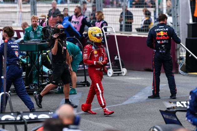 44 Lewis Hamilton (GBR, Scuderia Ferrari HP), F1 Grand Prix of Azerbaijan at Baku City Circuit on September 21, 2025 in Baku, Azerbaijan. (Photo by HOCH ZWEI) Baku Azerbaijan