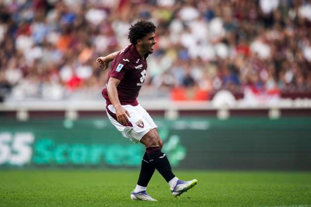 Torino FC v Atalanta BC - Serie A Zakaria Aboukhlal of Torino FC reacts during the Serie A football match between Torino FC and Atalanta BC. Turin Italy Copyright: xNicolòxCampox