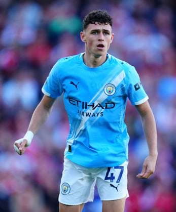 Phil Foden of Manchester City Arsenal v Manchester City, Premier League, Football, Emirates Stadium, London, UK - 21 Sep 2025London Emirates Stadium United Kingdom EDITORIAL USE ONLY No use with unauthorised audio, video, data, fixture lists, club league logos or live services. Online in-match use limited to 120 images, no video emulation. No use in betting, games or single club league player publications.  Copyright: xJavierxGarcia Shutterstockx 15487130fu