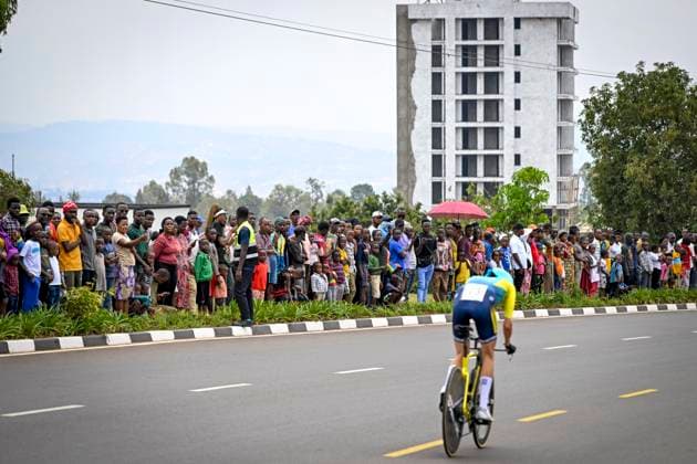 UCI 2025 Road World Championship, WM, Weltmeisterschaft Kigali 22 09 2025 KIGALI, RWANDA - SEPTEMBER 22 : Illustration picture during the Women U23 Individual Time Trial of the UCI Road World Championships 2025 92nd edition an UCI World Championships cycling race of 22.6 km with start in Kigali and finish in Kigali on September 22, 2025 in Kigali, Rwanda, 22 09 2025 Kigali Rwanda  Copyright: xJanxDexMeuleneirx