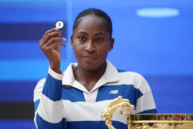 BEIJING, CHINA - SEPTEMBER 22: Coco Gauff of the United States attends the draw ceremony of the 2025 China Open at the National Tennis Center on September 22, 2025 in Beijing, China.  Copyright: xVCGx 111592512381