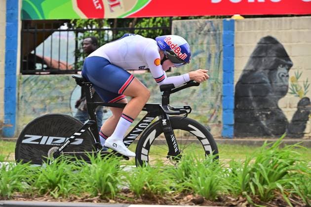 Bäckstedt Zoe Einzelzeitfahren Frauen U23 ITT Straßen-WM 2025 Ruanda Bäckstedt Zoe Einzelzeitfahren Frauen U23 Straßen-Weltmeisterschaft im Radsport 2025 Road World Championships 2025 UCI Cycling WM 40,6 km Kigali, Ruanda, World Championships WE - ITT (WC). 21.09.2025