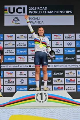 Bäckstedt Zoe Einzelzeitfahren Frauen U23 ITT Straßen-WM 2025 Ruanda Bäckstedt Zoe Einzelzeitfahren Frauen U23 Straßen-Weltmeisterschaft im Radsport 2025 Road World Championships 2025 UCI Cycling WM 40,6 km Kigali, Ruanda, World Championships WE - ITT (WC). 21.09.2025