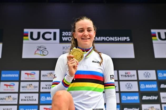 Bäckstedt Zoe Einzelzeitfahren Frauen U23 ITT Straßen-WM 2025 Ruanda Bäckstedt Zoe Einzelzeitfahren Frauen U23 Straßen-Weltmeisterschaft im Radsport 2025 Road World Championships 2025 UCI Cycling WM 40,6 km Kigali, Ruanda, World Championships WE - ITT (WC). 21.09.2025