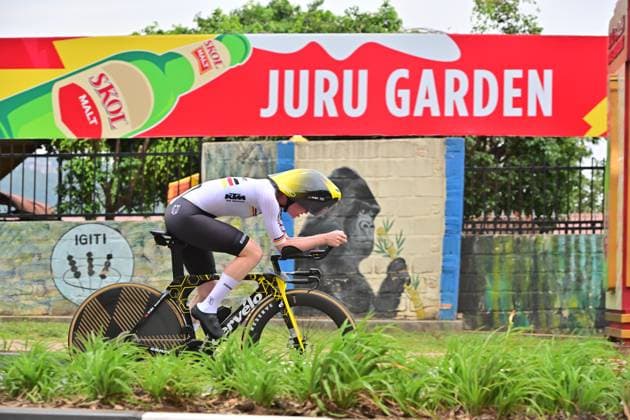 RIEDMANN Linda Einzelzeitfahren Frauen U23 ITT Straßen-WM 2025 Ruanda RIEDMANN Linda Einzelzeitfahren Frauen U23 Straßen-Weltmeisterschaft im Radsport 2025 Road World Championships 2025 UCI Cycling WM 40,6 km Kigali, Ruanda, World Championships WE - ITT (WC). 21.09.2025
