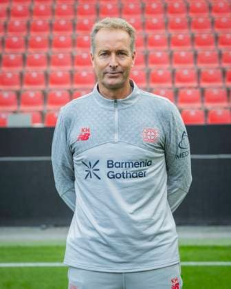 Trainer Kasper Hjulmand Bayer Leverkusen; 1.BL Porträttermin 2025 2026