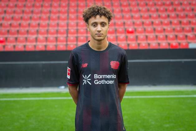 Eliesse Ben Seghir (Bayer Leverkusen) Bayer Leverkusen; 1.BL Porträttermin 2025 2026