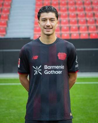 Ibrahim Maza (Bayer Leverkusen) Bayer Leverkusen; 1.BL Porträttermin 2025 2026