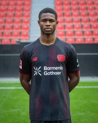 Christian Kofane (Bayer Leverkusen) Bayer Leverkusen; 1.BL Porträttermin 2025 2026