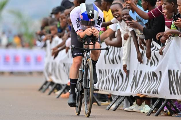 FIETZKE Paul Einzelzeitfahren Männer U23 ITT Straßen-WM 2025 Ruanda FIETZKE Paul (Deutschland) Einzelzeitfahren Männer U23 Straßen-Weltmeisterschaft im Radsport 2025 Road World Championships 2025 UCI Cycling WM 31,2 km Kigali, Ruanda, World Championships WE - ITT (WC). 22.09.2025