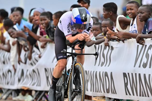 FIETZKE Paul Einzelzeitfahren Männer U23 ITT Straßen-WM 2025 Ruanda FIETZKE Paul (Deutschland) Einzelzeitfahren Männer U23 Straßen-Weltmeisterschaft im Radsport 2025 Road World Championships 2025 UCI Cycling WM 31,2 km Kigali, Ruanda, World Championships WE - ITT (WC). 22.09.2025