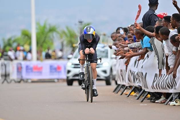 PRINGLE Nate Einzelzeitfahren Männer U23 ITT Straßen-WM 2025 Ruanda PRINGLE Nate Einzelzeitfahren Männer U23 Straßen-Weltmeisterschaft im Radsport 2025 Road World Championships 2025 UCI Cycling WM 31,2 km Kigali, Ruanda, World Championships WE - ITT (WC). 22.09.2025