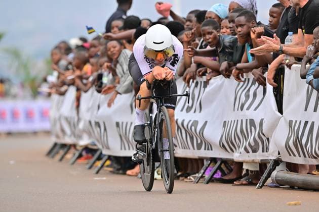 LEIDERT Louis Einzelzeitfahren Männer U23 ITT Straßen-WM 2025 Ruanda LEIDERT Louis Einzelzeitfahren Männer U23 Straßen-Weltmeisterschaft im Radsport 2025 Road World Championships 2025 UCI Cycling WM 31,2 km Kigali, Ruanda, World Championships WE - ITT (WC). 22.09.2025