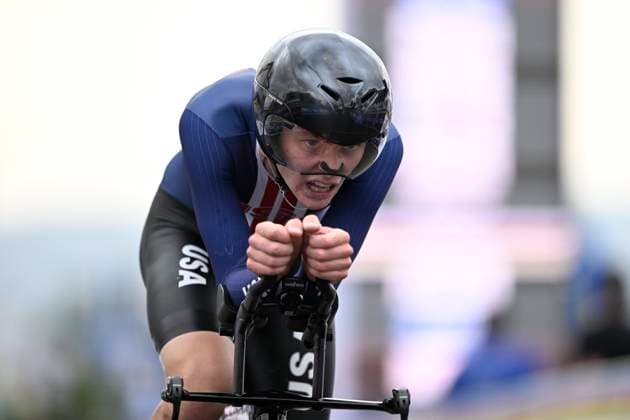 UCI 2025 Road World Championship, WM, Weltmeisterschaft Kigali 22 09 2025 KIGALI, RWANDA - SEPTEMBER 22 : Finn Lorenzo Mark (ITA) during the Men U23 Individual Time Trial of the UCI Road World Championships 2025 92nd edition an UCI World Championships cycling race of 31.2 km with start in Kigali and finish in Kigali on September 22, 2025 in Kigali, Rwanda, 22 09 2025 Kigali Rwanda  Copyright: xJanxDexMeuleneirx