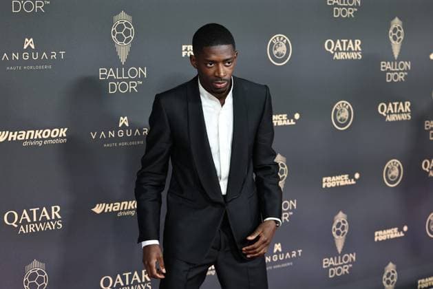 69eme cérémonie du Ballon d Or PHOTOPQR LE PARISIEN LP Fred Dugit ; Paris ; 22 09 2025 ; Sports Paris (Ier), le 22 09 2025 Tapis rouge de la 69eme cérémonie du Ballon d Or au théâtre du Châtelet. Ousmane Dembélé LP Fred Dugit 2025 Ballon d Or France Football award ceremony at the Theatre du Chatelet in Paris on September 22, 2025.