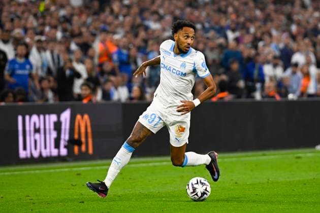 FOOTBALL : Olympique de Marseille VS Paris Saint Germain - Ligue 1 McDonald s - 22 09 2025 Pierre-Emerick Aubameyang (OM) - Ligue 1 Mcdonald s match between Olympique de Marseille and Paris Saint Germain on September 22, 2025 at the Orange Velodrome Stadium in Marseille. MarseilleFrance  Copyright: xWilliamxCannarellax