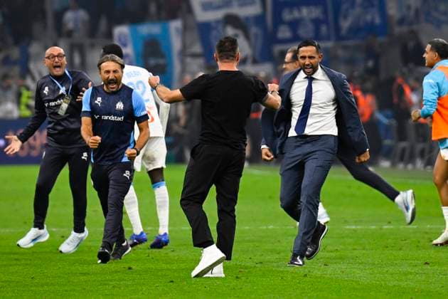FOOTBALL : Olympique de Marseille VS Paris Saint Germain - Ligue 1 McDonald s - 22 09 2025 Ligue 1 Mcdonald s match between Olympique de Marseille and Paris Saint Germain on September 22, 2025 at the Orange Velodrome Stadium in Marseille. MarseilleFrance  Copyright: xWilliamxCannarellax