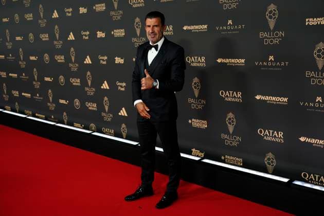 69th Ballon D Or Photocall At Theatre Du Chatelet In Paris PARIS, FRANCE - SEPTEMBER 22: Luis Figo former Real Madrid and Portugal player attends the 69th Ballon D Or Photocall at Theatre Du Chatelet on September 22, 2025 in Paris, France. Paris France  Copyright: xJosexBretonx originalFilename:bretonhernandez-69thball250922_npD09.jpg