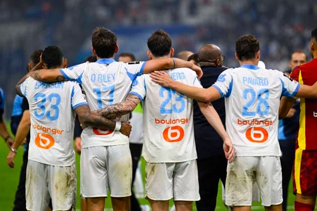 FOOTBALL : Olympique de Marseille VS Paris Saint Germain - Ligue 1 McDonald s - 22 09 2025 Joy OM - Ligue 1 Mcdonald s match between Olympique de Marseille and Paris Saint Germain on September 22, 2025 at the Orange Velodrome Stadium in Marseille. MarseilleFrance  Copyright: xWilliamxCannarellax