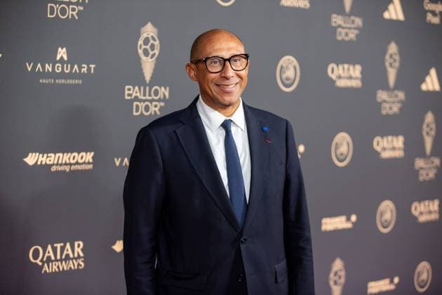 September 22, 2025, Paris, Å½Le-De-France, France: September 22, 2025, Paris, France: French Football Federation president Philippe Diallo on the red carpet in the Tho oÂ¢tre du ChoÂ¢telet. Paris France - ZUMAp284 20250922_zip_p284_060 Copyright: xMickaelxPintax