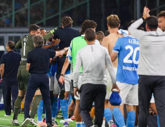 Serie A football match - 2025 26 Napoli vs. Pisa During the 2025 26 Italian Serie A football match between SSC Napoli and Pisa on September 22, 2025, at the Diego Armando Maradona Stadium in Naples. Pictured: goal the Lorenzo Lucca of SSC Napoli NAPOLI stadio Diego Armando Maradona CAMPANIA ITALIA Copyright: xFABIOxSASSOxFabioxSassox Napoli Pisa2025_09_22Fabio Sasso4385