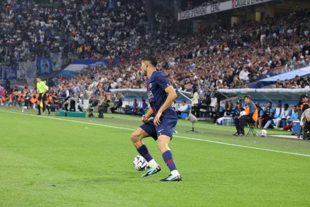 McDonald s Ligue 1 match between Olympique de Marseille and PSG at the Orange Velodrome, 22 September 2025. Le Classico with OM victory. - 22 09 2025 - France Bouches-du-Rhone Marseille -  SylvainxRostaingx xLexPictorium LePictorium_0315290