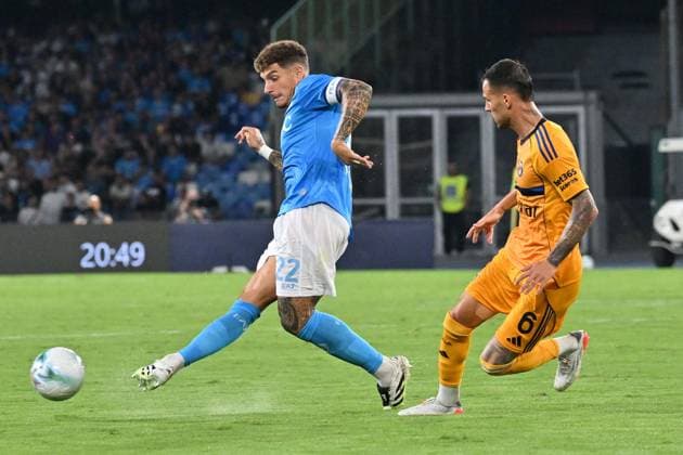 Foto IPP Felice De Martino Napoli 22 09 2025 Calcio Campionato serie A 2025-2026 Napoli - Pisa Nella foto: Giovanni Di Lorenzo Italy Photo Press World Copyright Napoli italy Italia ITALY  Copyright: xR4924_italyphotopressx