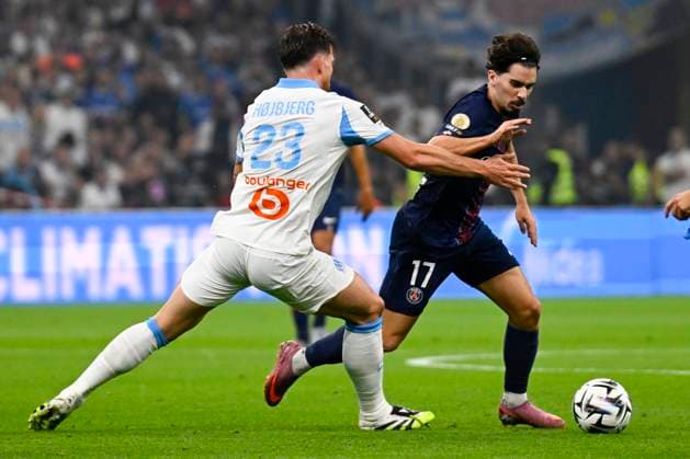 FOOTBALL : Olympique de Marseille VS Paris Saint Germain - Ligue 1 McDonald s - 22 09 2025 Vitinha (PSG) - Ligue 1 Mcdonald s match between Olympique de Marseille and Paris Saint Germain on September 22, 2025 at the Orange Velodrome Stadium in Marseille.a MarseilleFrance  Copyright: xWilliamxCannarellax