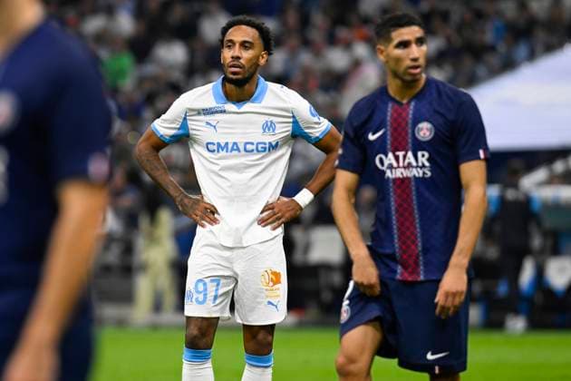 FOOTBALL : Olympique de Marseille VS Paris Saint Germain - Ligue 1 McDonald s - 22 09 2025 Pierre-Emerick Aubameyang (OM) - Ligue 1 Mcdonald s match between Olympique de Marseille and Paris Saint Germain on September 22, 2025 at the Orange Velodrome Stadium in Marseille. MarseilleFrance  Copyright: xWilliamxCannarellax