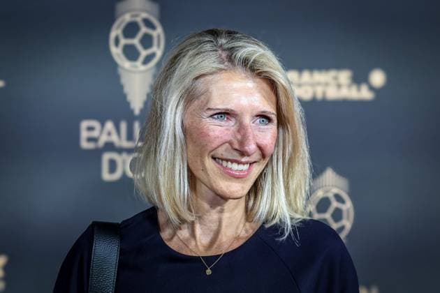 69eme cérémonie du Ballon d’Or PHOTOPQR LE PARISIEN LP Fred Dugit ; Paris ; 22 09 2025 ; Sports Paris (Ier), le 22 09 2025 Tapis rouge de la 69eme cérémonie du Ballon d’Or au théâtre du Châtelet. Marie Barsacq, ministre des sports LP Fred Dugit - 69th Ballon d Or Ceremony Paris Sept 22 2025