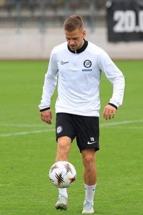 SOCCER - UEFA EL, Midtjylland vs Sturm GRAZ,AUSTRIA,23.SEP.25 - SOCCER - UEFA Europa League, FC Midtjylland vs SK Sturm Graz, preview, training Sturm. Image shows Tomi Horvat (Sturm).  GEPAxpictures xMarioxBuehner-Weinrauch