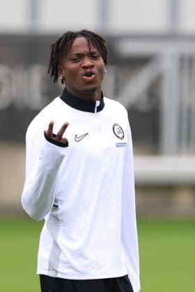 SOCCER - UEFA EL, Midtjylland vs Sturm GRAZ,AUSTRIA,23.SEP.25 - SOCCER - UEFA Europa League, FC Midtjylland vs SK Sturm Graz, preview, training Sturm. Image shows Seedy Jatta (Sturm).  GEPAxpictures xMarioxBuehner-Weinrauch