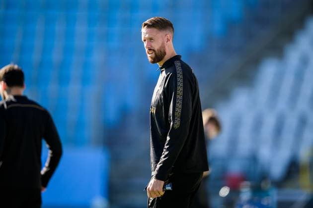 250923 Pontus Jansson during a training session with Malmö FF on September 23, 2025 in Malmö. Photo: Ludvig Thunman BILDBYRAN kod LT LT0728 fotboll football soccer fotball uefa europa league europa league träning practice training malmö ff bbeng Copyright: LUDVIGxTHUNMAN BB250923LT011