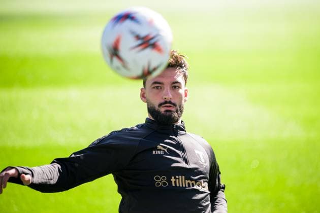 250923 Sead Haksabanovic during a training session with Malmö FF on September 23, 2025 in Malmö. Photo: Ludvig Thunman BILDBYRAN kod LT LT0728 fotboll football soccer fotball uefa europa league europa league träning practice training malmö ff bbeng Copyright: LUDVIGxTHUNMAN BB250923LT013