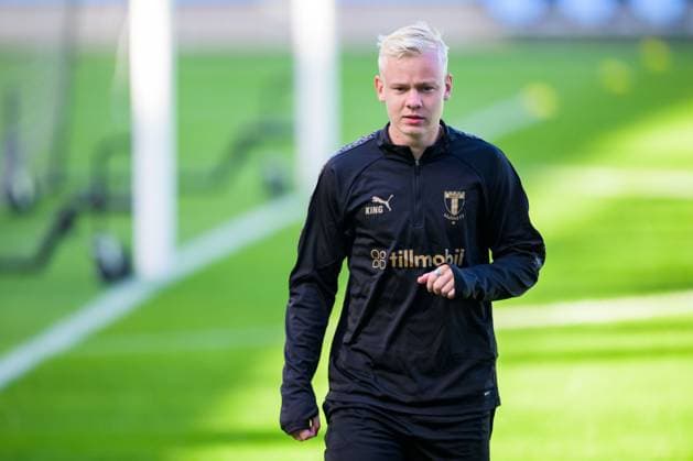 250923 Otto Rosengren during a training session with Malmö FF on September 23, 2025 in Malmö. Photo: Ludvig Thunman BILDBYRAN kod LT LT0728 fotboll football soccer fotball uefa europa league europa league träning practice training malmö ff bbeng Copyright: LUDVIGxTHUNMAN BB250923LT025