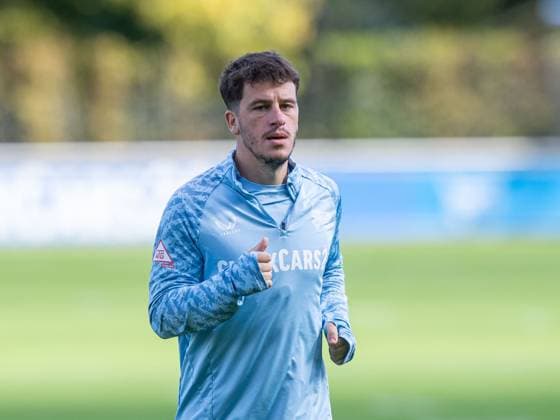 Fussball, Herren, Saison 2025 26, 2. Bundesliga, Hertha BSC, Training, Diego Demme (Hertha BSC), 23.09. 2025,