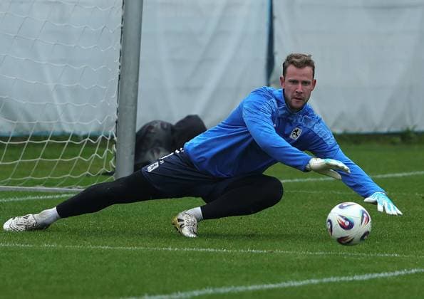 23.09.2025, TSV 1860 Training, Gruenwalderstrasse Muenchen, Fussball, im Bild: Thomas Daehne (TSV 1860 Muenchen)