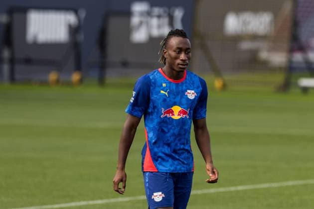 GER, Training RB Leipzig 23.09.2025, Trainingszentrum am Cottaweg, Leipzig, GER, Training RB Leipzig Yan Diomande (RB Leipzig 49) Â