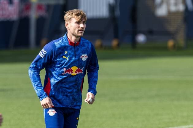 GER, Training RB Leipzig 23.09.2025, Trainingszentrum am Cottaweg, Leipzig, GER, Training RB Leipzig Timo Werner (RB Leipzig 36) Â