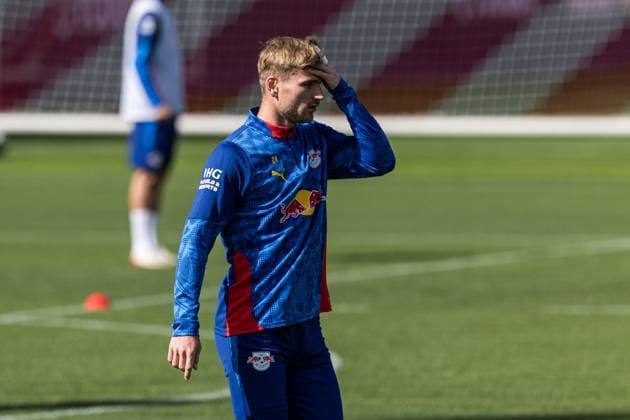 GER, Training RB Leipzig 23.09.2025, Trainingszentrum am Cottaweg, Leipzig, GER, Training RB Leipzig Timo Werner (RB Leipzig 36) Â