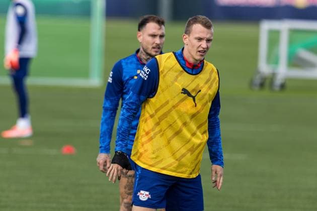 GER, Training RB Leipzig 23.09.2025, Trainingszentrum am Cottaweg, Leipzig, GER, Training RB Leipzig Lukas Klostermann (RB Leipzig 16) Â