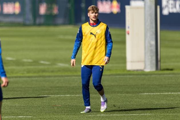 GER, Training RB Leipzig 23.09.2025, Trainingszentrum am Cottaweg, Leipzig, GER, Training RB Leipzig Timo Werner (RB Leipzig 36) Â