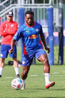 RB Leipzig - Training Bundesliga Leipzig, 23.09.2025, Trainingszentrum Cottaweg, Fußball Bundesliga , RB Leipzig - Training. , Im Bild: Ridle Baku (17, RB Leipzig) ,