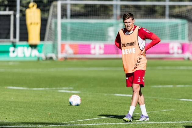 Training 1. FC Köln; 23.09.2025 Alessio Castro-Montes (1. FC Köln, 17) Training 1. FC Köln; Geissbockheim, 23.09.2025 Copyright: xBEAUTIFULxSPORTS Wunderlx