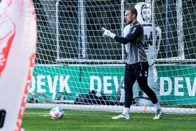 Training 1. FC Köln; 23.09.2025 Marvin Schwäbe (1. FC Köln, 1) Training 1. FC Köln; Geissbockheim, 23.09.2025 Copyright: xBEAUTIFULxSPORTS Wunderlx