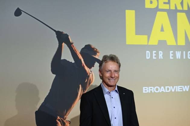 Bernhard LANGER, Golfprofi, Roter Teppich, Red Carpet Show, Ankunft, arrival, Filmpremiere Filmpremiere BERNHARD LANGER - Der Ewige Champion am 23.09.2025 im Cinedom-Kino in Koeln, Â