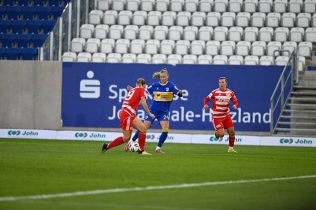 RECORD DATE NOT STATED Frauen Fußball Bundesliga GPFPL FC Carl Zeiss Jena gegen 1. FC Union Berlin 23.09.2025 Copyright: xJoshuaxHildebrandtx