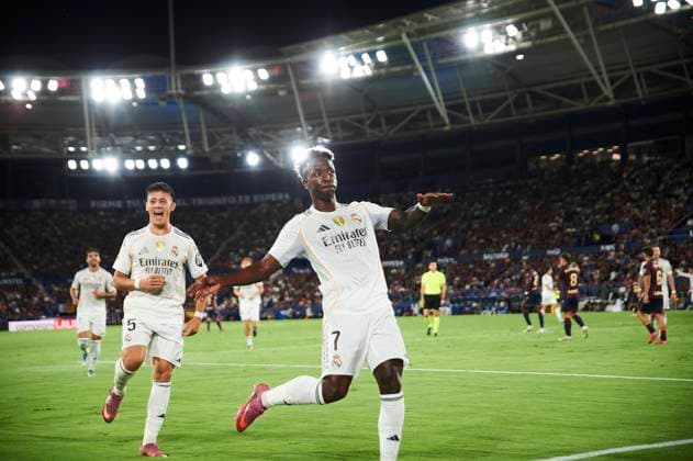 Vinicius Junior, Vini Jr (Real Madrid CF) celebrates his goal during the LaLiga EA Sports match between Levante UD and Real Madrid at Ciudad de Valencia on September 23, 2025 in Valencia, Spain. (Photo by Maria Jose Segovia DeFodi Images) Vinicius Junior, Vini Jr Real Madrid CF celebrates his goal during the LaLiga EA Sports match between Levante UD and Real Madrid at Ciudad de Valencia on September 23, 2025 in Valencia, Spain Photo by Maria Jose Segovia DeFodi Images